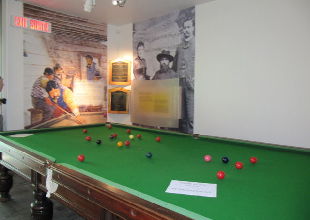 Gabriel Dumont's Pool Table at Batoche National Historic Site