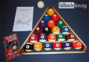 Full Baseball Set of Billiard Balls 1-21 Balls