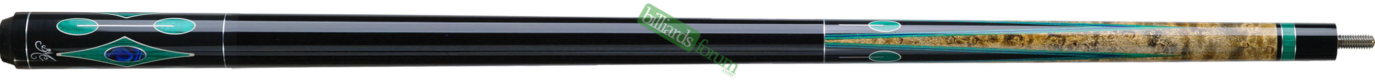 Picture of a BMC Crusher Black Pool Cue This BMC cue stick is the *BMC Crusher Black* pool cue. The BMC Crusher Black model pool cue is part of the BMC 2011 Limited Edition Series line of pool cues.