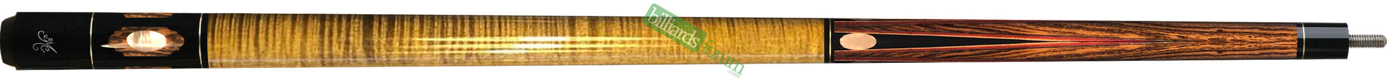 BMC ANW-2b Antique-Colored Custom Cue BMC ANW-2b cue (custom version) in antique-colored stain and with an all-black butt cap.
