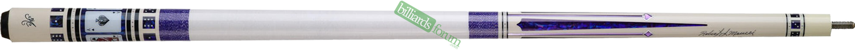 Spades BMC Casino #5 Pool Cue This photo shows the Spades version of the BMC Casino #5 Spades pool cue as sold from the Billiard Warehouse.