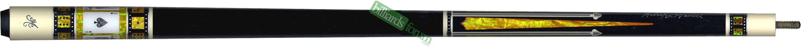 Spades BMC Casino #8 Pool Cue This photo shows the Spades version of the BMC Casino #8 Spades pool cue as sold from the Billiard Warehouse.