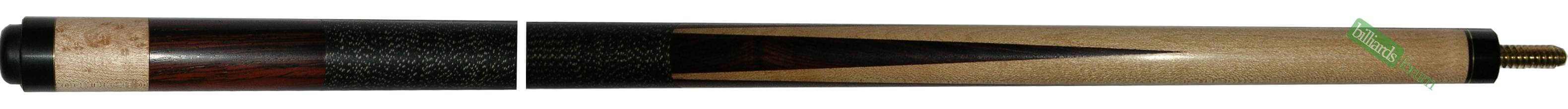 2004 Bob Harris Custom Cocobolo and Maple playing cue.