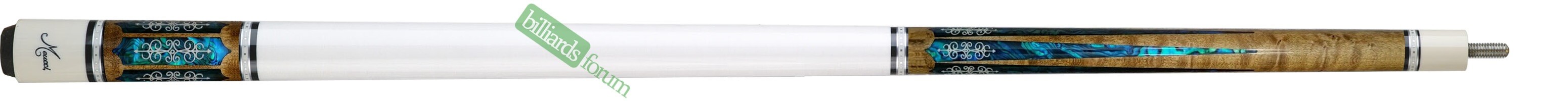 Meucci 21st Century Series #3 Brown-Stained Birds Eye Maple Pool Cue Model 21-3BN