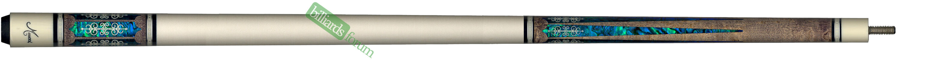 21-3 Grey Birds Eye Maple Meucci Cue A *21-3 Grey Birds Eye Maple Meucci cue*.