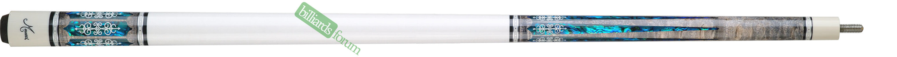Smoke Stained Meucci 21-3 Birds Eye Maple Cue This Meucci cue stick is the *Meucci 21-3 Grey Birds Eye Maple* pool cue. The Meucci 21-3 Grey Birds Eye Maple model pool cue is part of the Meucci 21st Century Series line of pool cues.