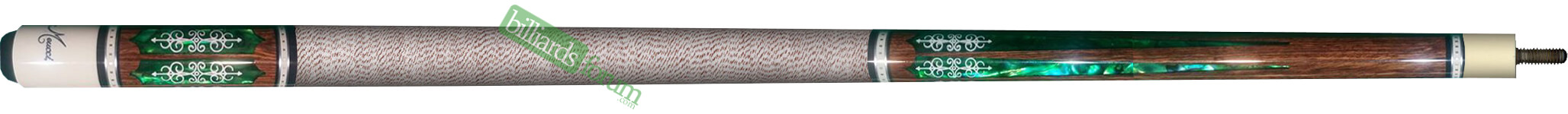 Meucci 21-3G Cocobolo Green Pool Cue This limited edition Meucci cue stick is one of only three *Meucci 21-3G Cocobolo Green* pool cue. The Meucci 21-3G Cocobolo Green model pool cue is part of the Meucci 21st Century Series line of pool cues.