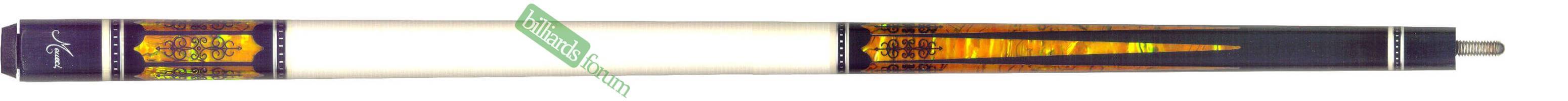 A Billiard Warehouse Photo of the Meucci 21-4 A photo of the *Meucci 21-4* pool cue from the Billiard Warehouse. The Meucci 21st Century Model 4 pool cue is part of the Meucci 21st Century Series line of pool cues.