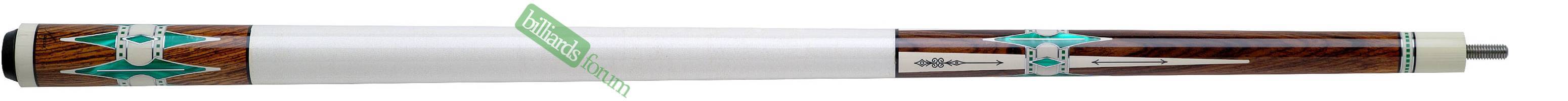 Large Photo of a Meucci 21st Century-6 early run Pool Cue The Meucci 21st century #6 early run pool cue, part of the Meucci 21st Century Series line of pool cues.