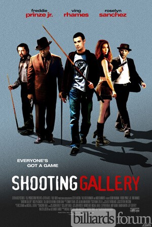 Billiard Movie Shooting Gallery with Freddie Prinze Jr.