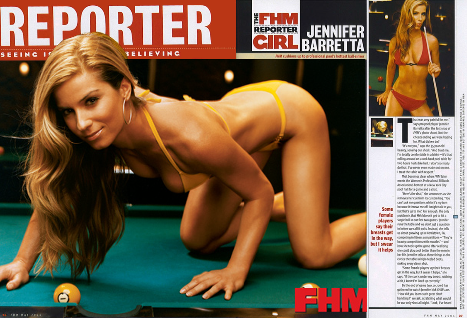 Jennifer Barretta FHM - Page 26, 27