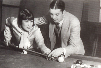 Photo of Ralph Greenleaf playing billiards #1