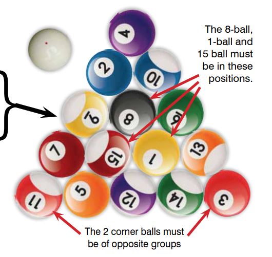 8 pool ball ruler