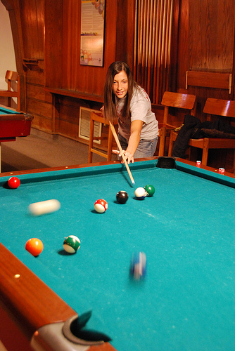 Billiard Room at Indiana Memorial Union Back Alley
