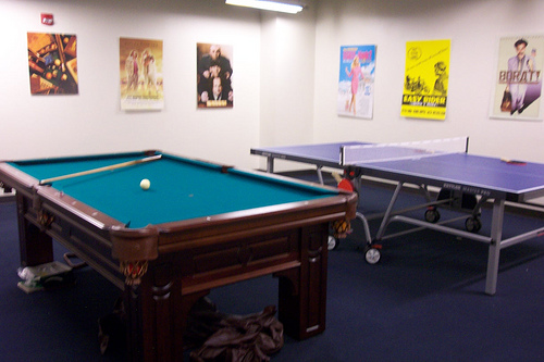 Billiard Room at William and Mary Law Library