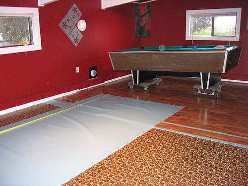 Picture of Billiard Room Flooring Billiard Room Flooring