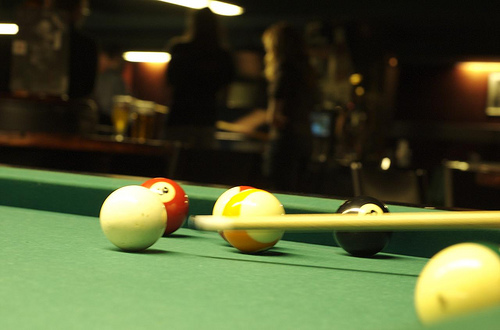 Billiard Room In Paris France