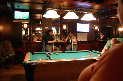 Classy New York Billiard Room