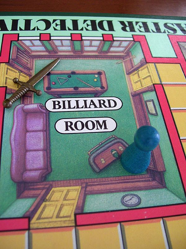 Clue Board Game Billiard Room