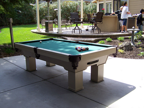 Custom Ceasar Backyard Outdoor Billiard Table