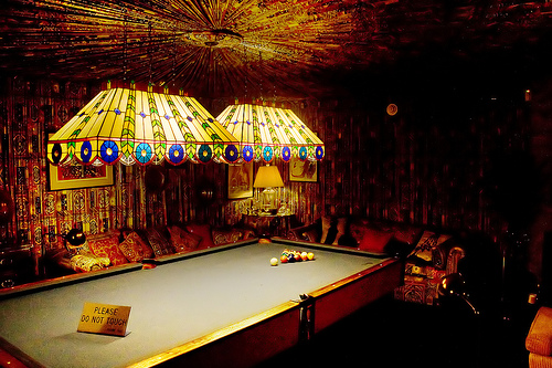 Elvis Claustrophobic Graceland Billiard Room