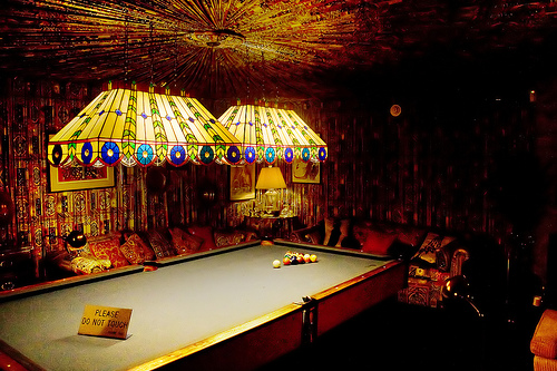 Picture of Elvis Claustrophobic Graceland Billiard Room Elvis Claustrophobic Graceland Billiard Room