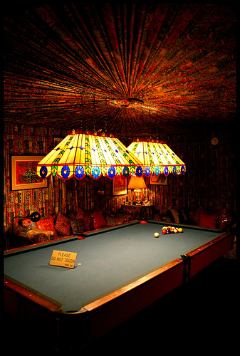 Elvis Graceland Mansion Billiard Room