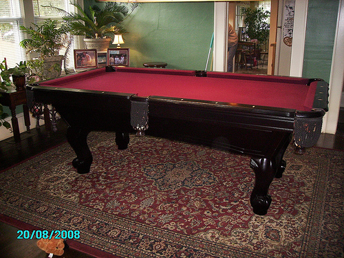 Home Brunswick Billiard Table Room