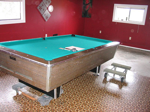 How to Put Pool Table on Dollies