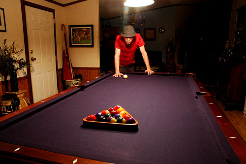 North Carolina Basement Billiard Room