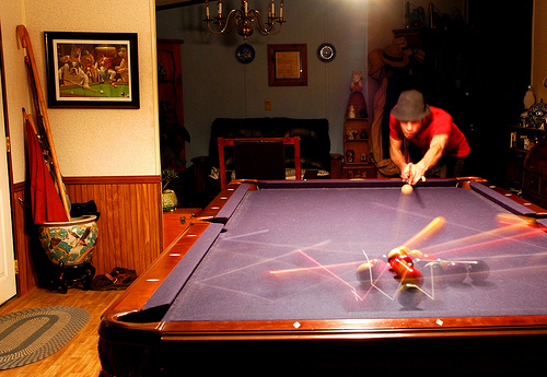 North Carolina Home Billiard Room