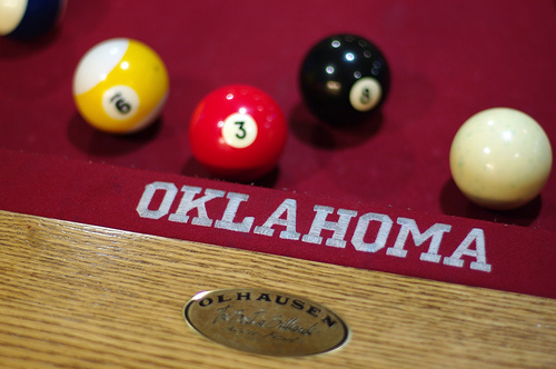 Olhausen Billiard Table at Oklahoma University