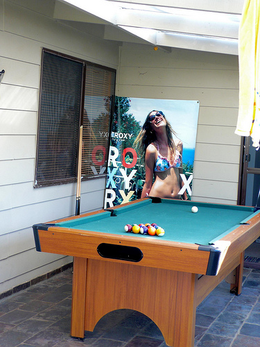 Outdoor Pool Table