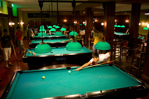 Shooters Billiard Hall in Madrid