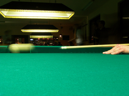 Picture of Shot In To the Side Pocket Shot In To the Side Pocket