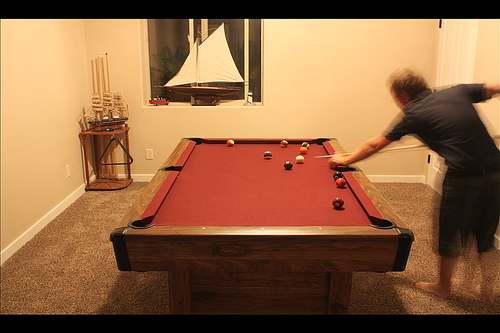 Picture of Small Home Billiard Room in Utah Small Home Billiard Room in Utah