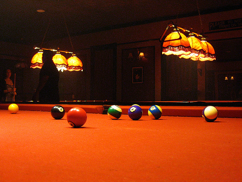 Picture of Stained Glass Billiard Light Stained Glass Billiard Light