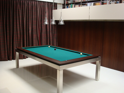 Stainless Steel Billiard Dining Table