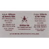 AAA Billiards the Valley, CA Business Card