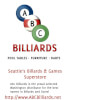 ABC Billiards Lynnwood, WA Flyer for Pool Tables
