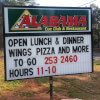 Storefront Signage at Alabama Cue Club of Heflin, AL