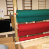 Rolls of Pool Table Cloth at Ankar's Billiards Chattanooga, TN
