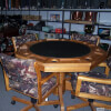 Poker Table and Chairs at Art's Billiard Supply Independence, MO