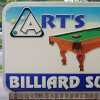 Art's Billiard Supply Independence, MO Parking Lot Sign
