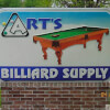 Signage at Art's Billiard Supply Independence, MO