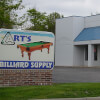 Store front and Sign at Art's Billiard Supply Independence, MO