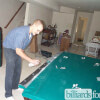 Atlantic Billiards Bars & Spas VA  - Gluing the Felt