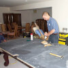 Atlantic Billiards Bars & Spas VA - Leveling the Pool Table