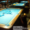 New Pool Table Cloth at Atomic Billiards Washington, DC
