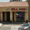 Store front at Baker's Billiards Fontana, CA
